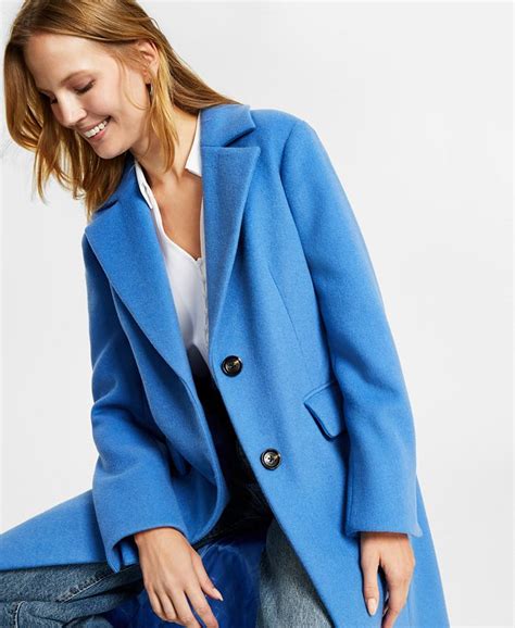 single breasted tailored coat michael kors|MICHAEL Michael Kors Women's Single.